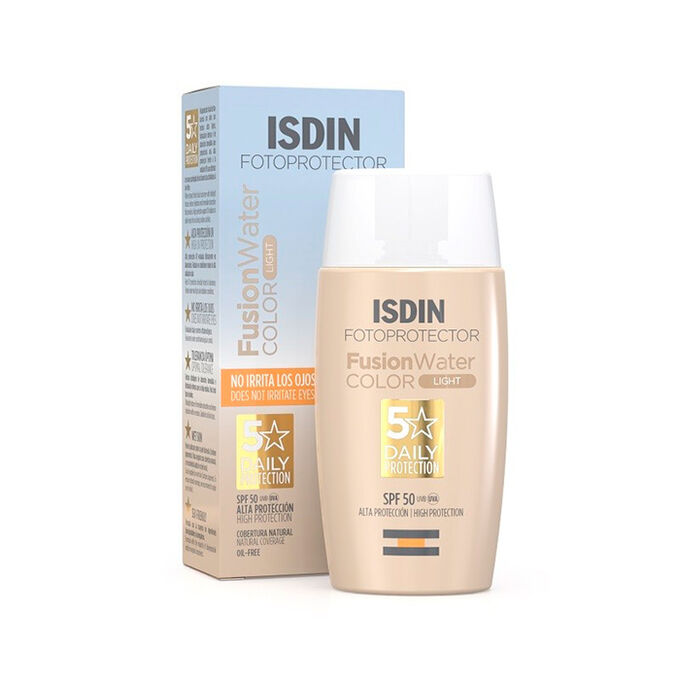 Foto 1 | Fotoprotector Solar Facial Isdin Fusion Water con Color FPS 50 y Tono Light 50 ml