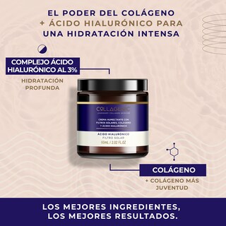 Foto 2 | Crema Hidratante Dia Collagenic 3% Acido Hialuronico Colageno 60 ml