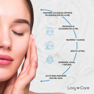 Foto 4 | Pack Crema Facial Lovy Care 002PN509P Ácido Hialurónico más Serum Ácido Hialurónico