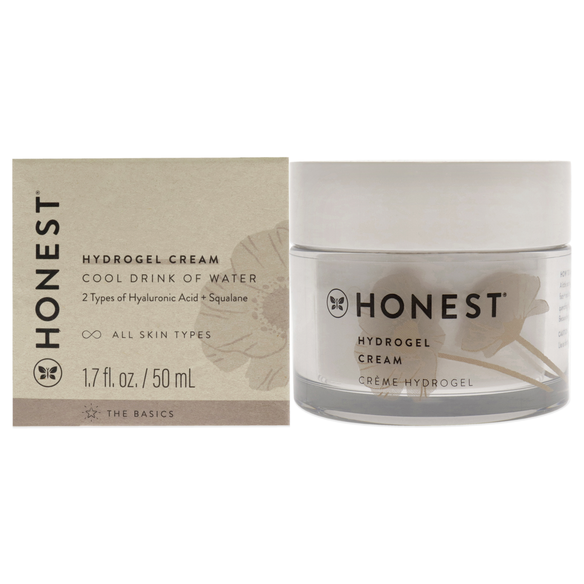 Crema de hidrogel Honest I0107674 color Beige para Mujeres de 1.7 OZ