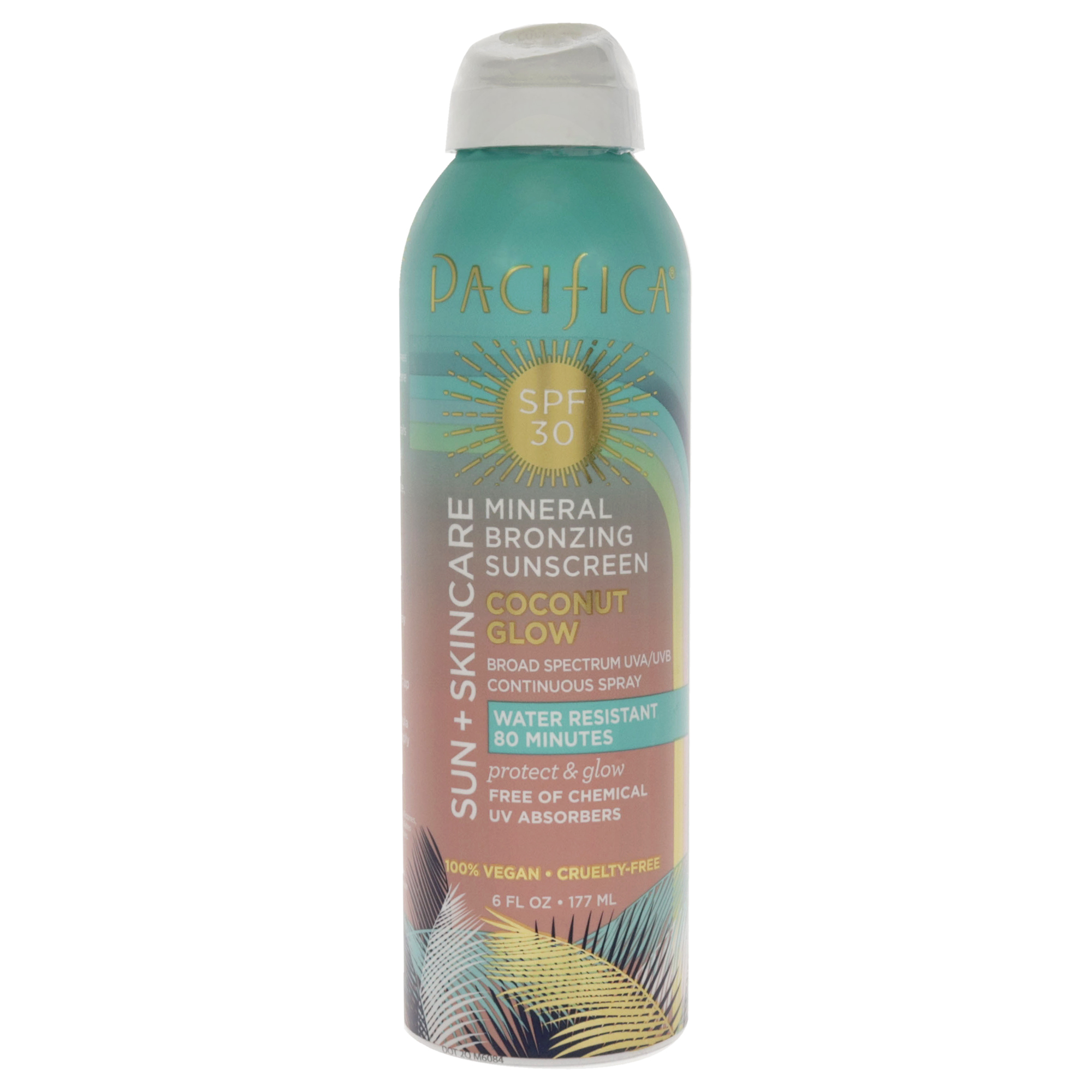 Foto 2 pulgar | Pacifica Mineral Bronzing Sunscreen Spray Spf 30 - Coconut Glow For Women 6 Oz Sunscreen