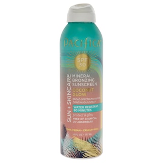Foto 1 | Pacifica Mineral Bronzing Sunscreen Spray Spf 30 - Coconut Glow For Women 6 Oz Sunscreen