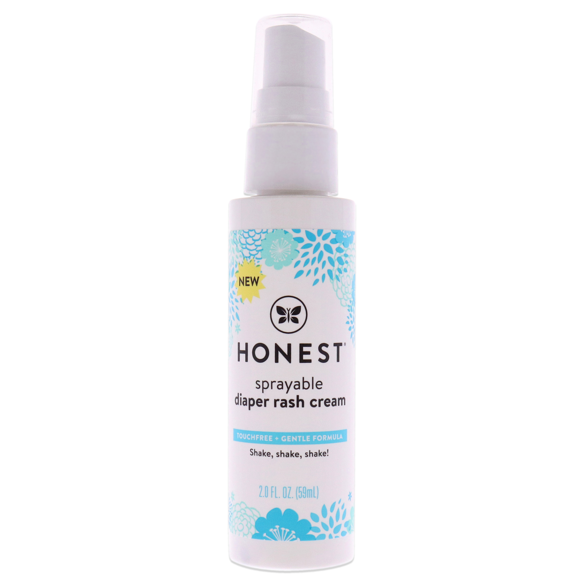 Honest Sprayable Diaper Rash Cream For Kids 2 Oz Cream