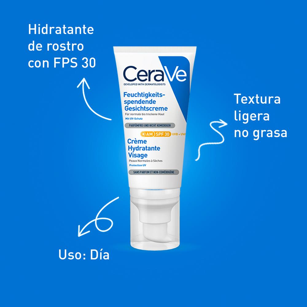 Foto 4 pulgar | Loción Hidratante Facial Cerave Spf 30 52 Ml