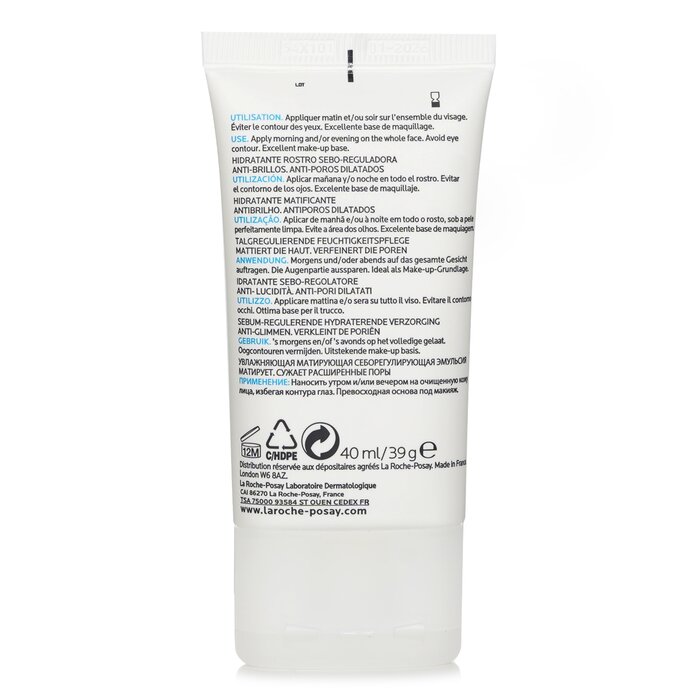 Foto 7 pulgar | Crema Facial La Roche Posay Effaclar Mat 40 ml-Venta Internacional