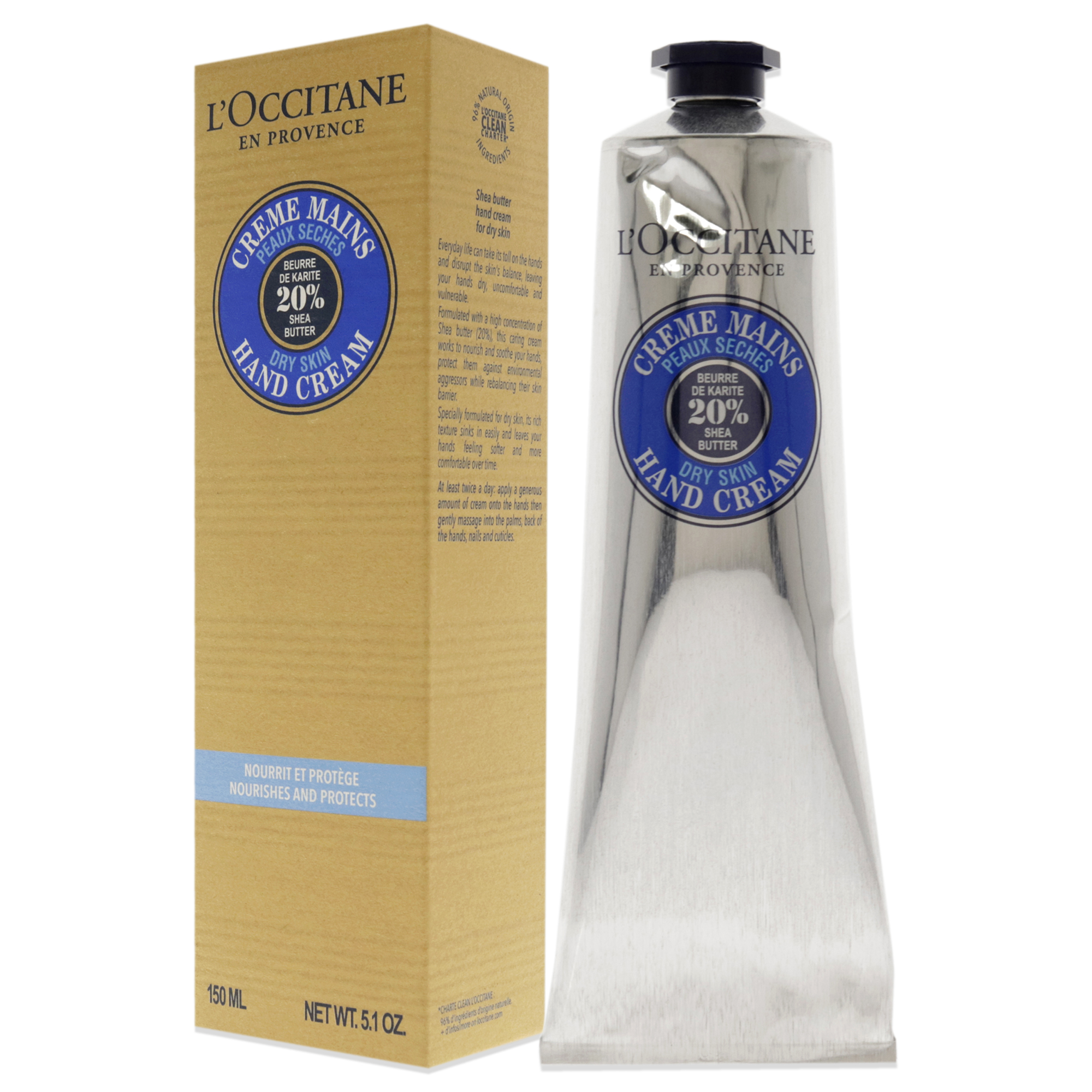 Foto 5 pulgar | Crema De Manos Loccitane Con Manteca De Karité Para Piel Seca Unisex 150 Ml - Venta Internacional.