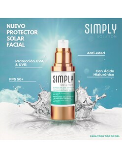 Foto 4 | Protector Solar Simply Solution Spf50+ha 30 ml