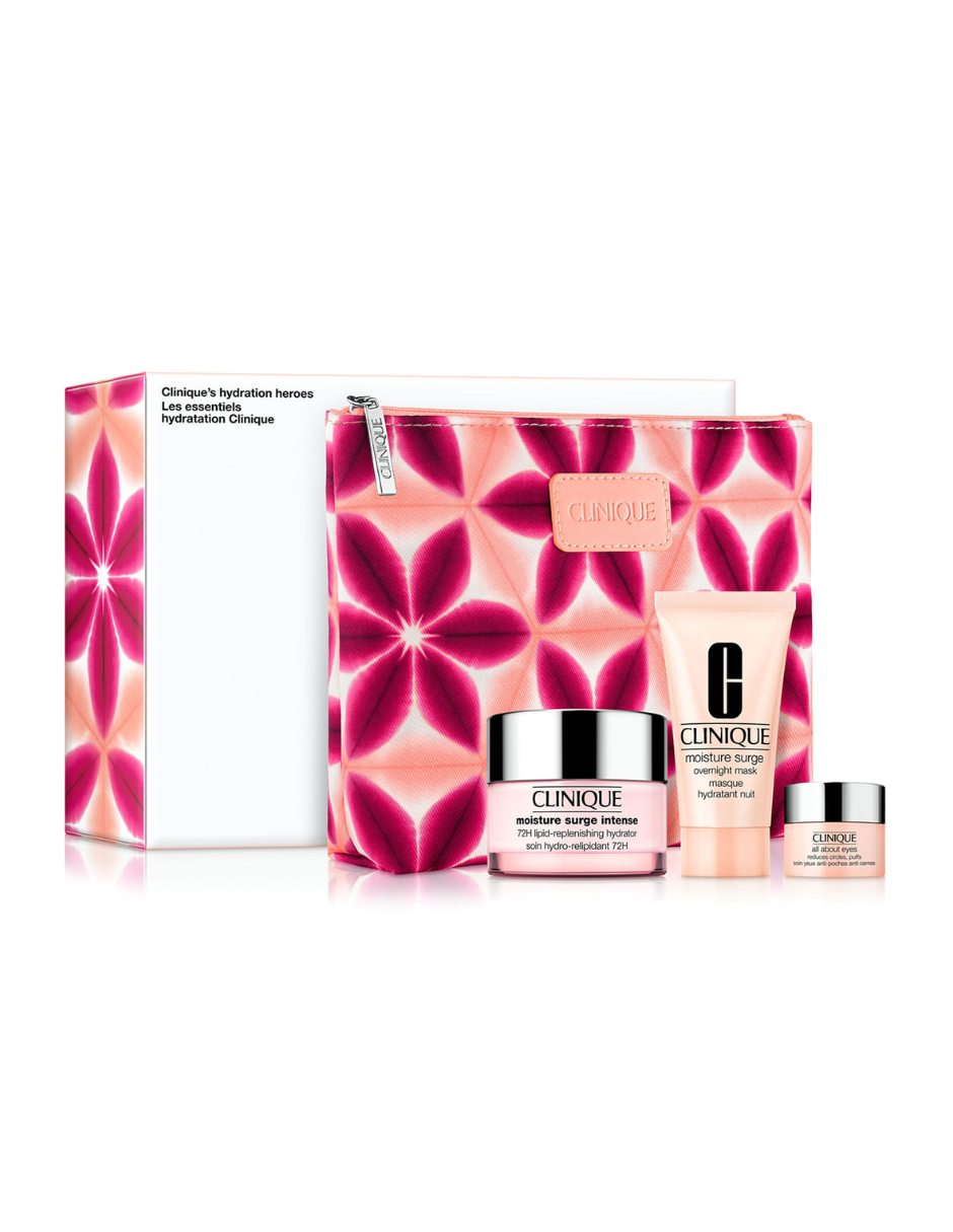 Set De Hidratación Clinique Hydration Heroes 4 Piezas Color Rosa