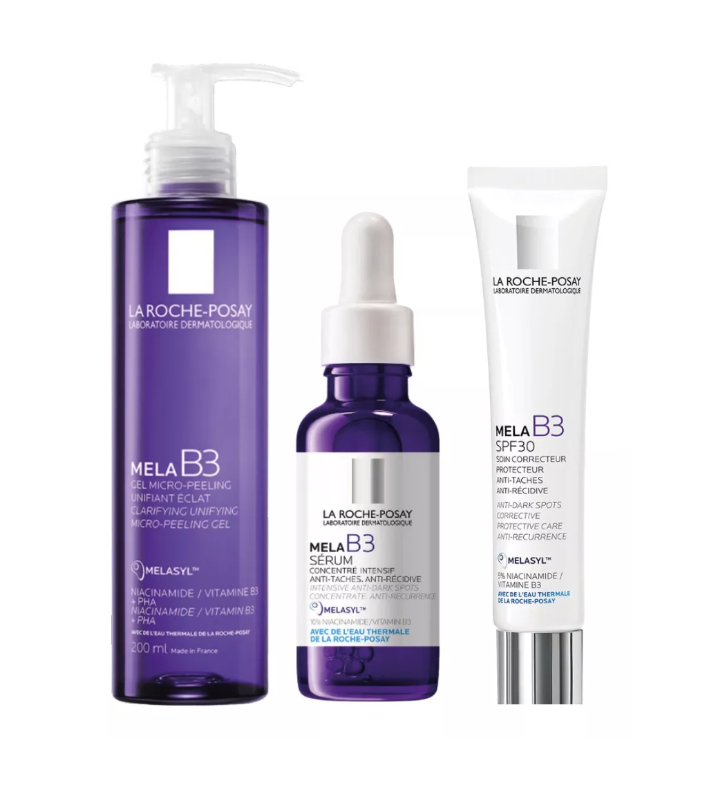 Foto 1 | Kit Anti-manchas Despigmentante Melasyl La Roche Posay 3 Piezas Unifica Tono, Reduce Hiperpigmentación