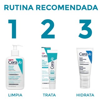Foto 2 | Skincare Anti Acné Barros Y Espinillas Cerave Control Imperfecciones, Hidratante, Reduce Oleosidad Y Desobstruye Poros