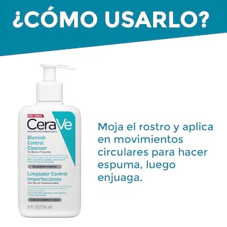 Foto 5 | Skincare Anti Acne Barros Y Espinillas Cerave 2 Piezas, Reduce Oleosidad Y Desobstruye Los Poros