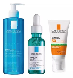 Foto 1 | Kit Skincare Diario La Roche Posay: Limpiador, Sérum Y Protector Solar Fps 50+ Renovador Y Protección