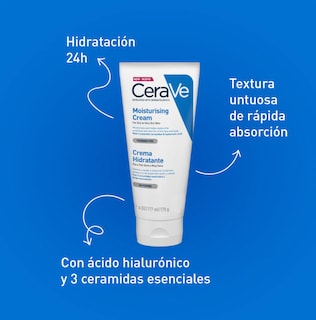 Foto 3 | Kit Skincare Hidratante Facial Y Reparador De Ojos Anti-ojeras Y Bolsas En Los Ojos Cerave Con Acido Hialuronico 2 Pcs