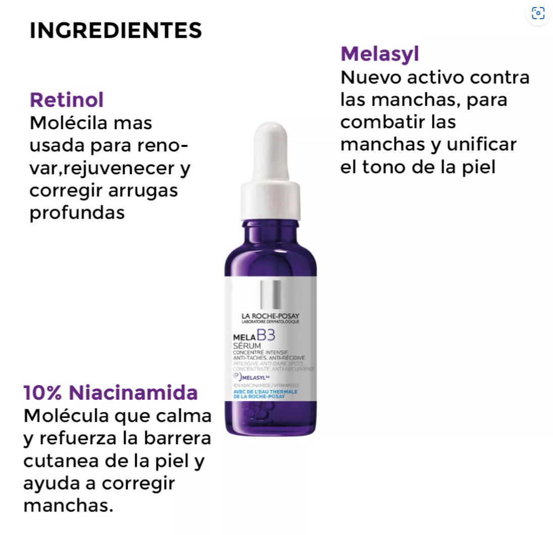 Foto 5 pulgar | Kit Anti-manchas Despigmentante Con Niacinamida Y Melasyl La Roche Posay, Unifica El Tono De La Piel 2 Piezas