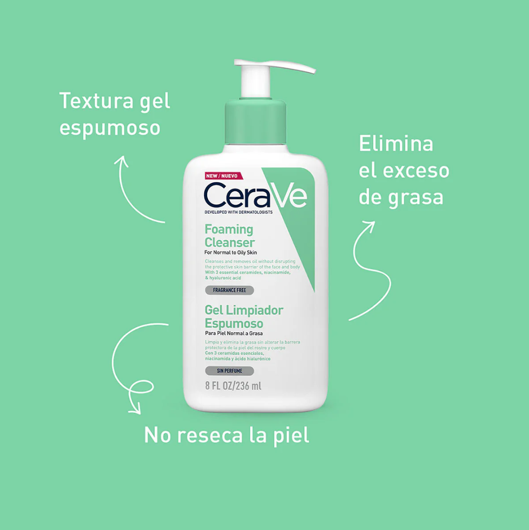 Foto 6 pulgar | Kit Rutina Skincare Diaria Cerave Limpiadora Hidratante Con Ácido Hialurónico Cerave 3 Piezas