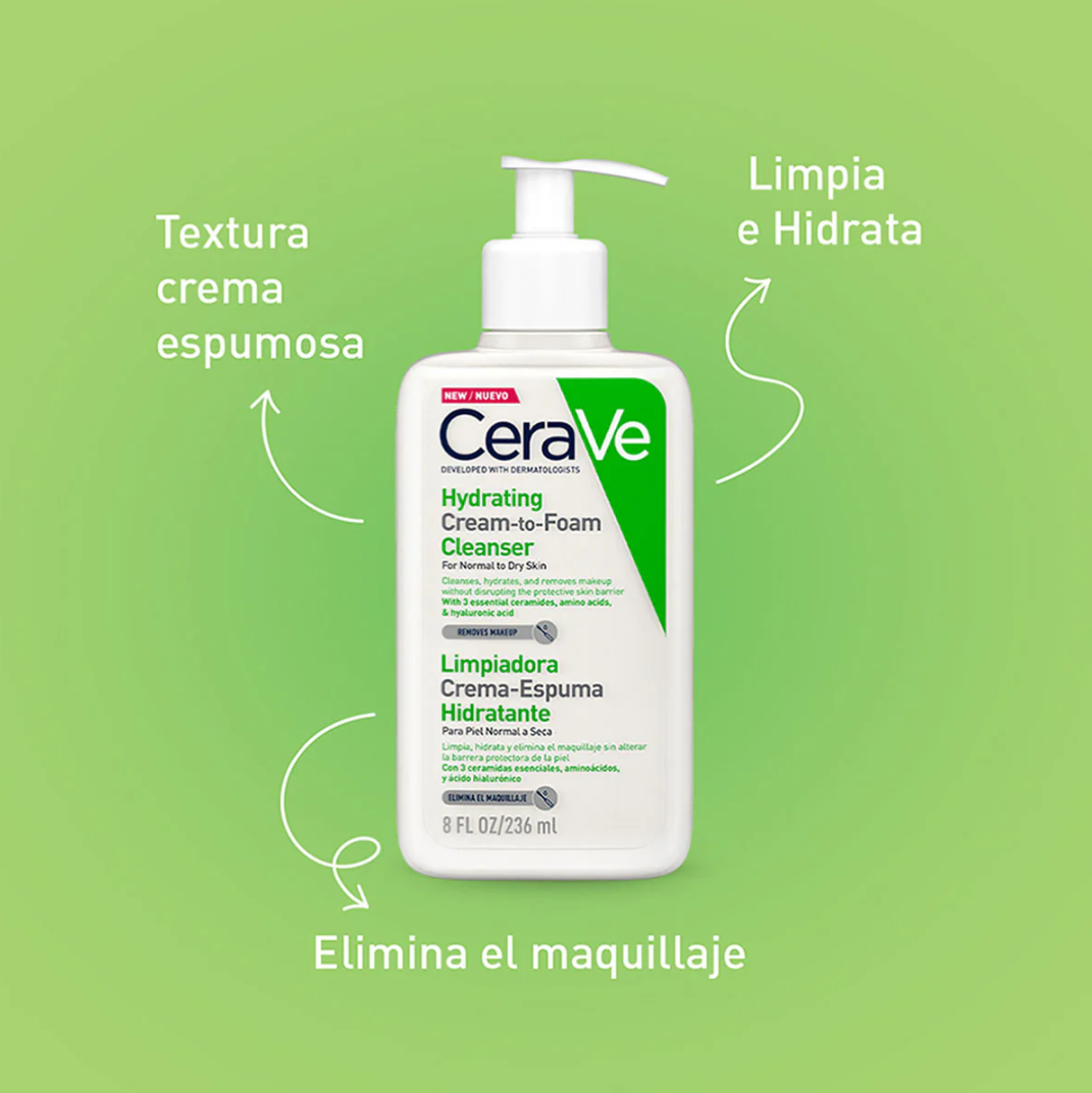 Foto 4 pulgar | Kit Skincare Limpiador Restaurador Hidratante Facial Cerave: Reduce Ojeras Y Hidrata Y Restaura La Piel