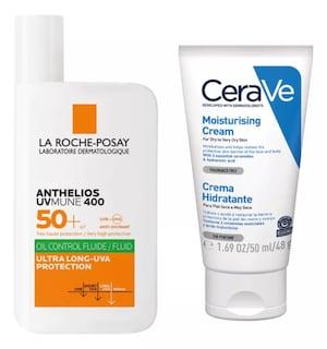Foto 1 | Kit Bolso La Roche-posay Protector Solar Fps50+ Cerave Crema Hidratante: Práctico, Ideal Para Viajar En Avión