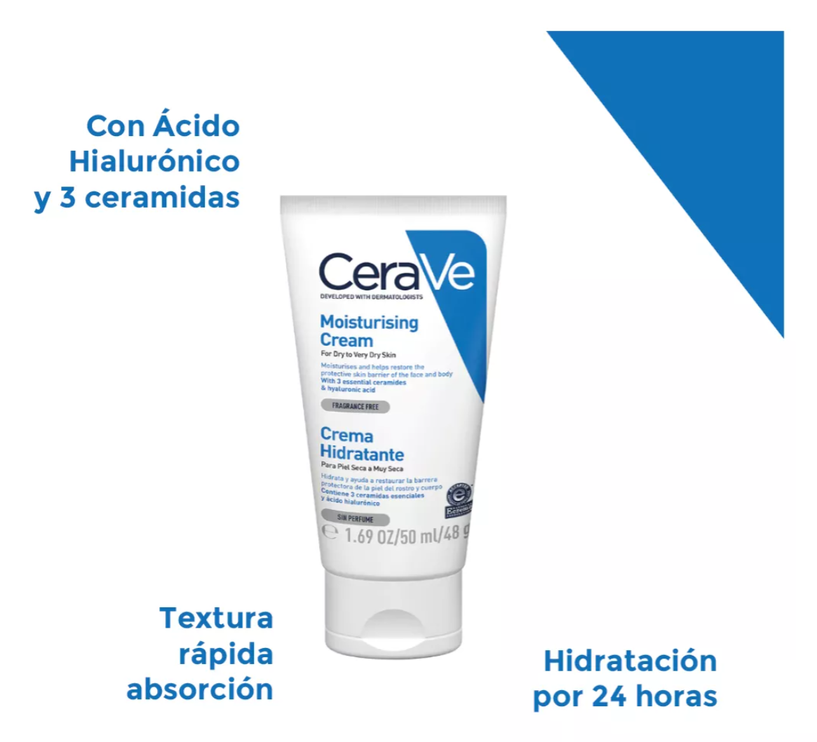 Foto 5 pulgar | Kit Bolso La Roche-posay Protector Solar Fps50+ Cerave Crema Hidratante: Práctico, Ideal Para Viajar En Avión