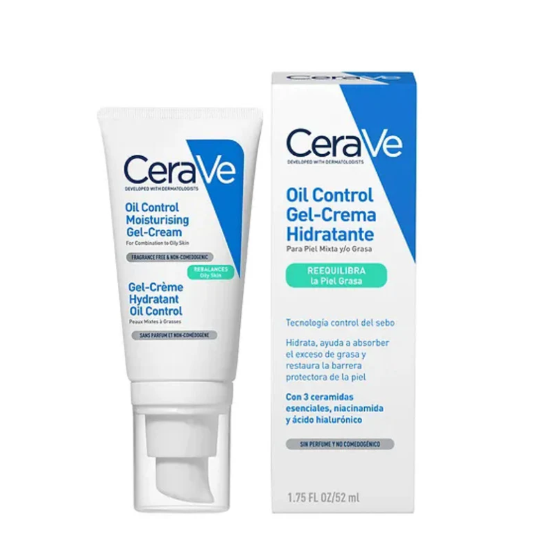 Foto 2 pulgar | Crema Hidratante Cerave Oil Control para Piel Mixta a Grasa, Matificante Anti Sebo Control de Brillo y Acné 52ml