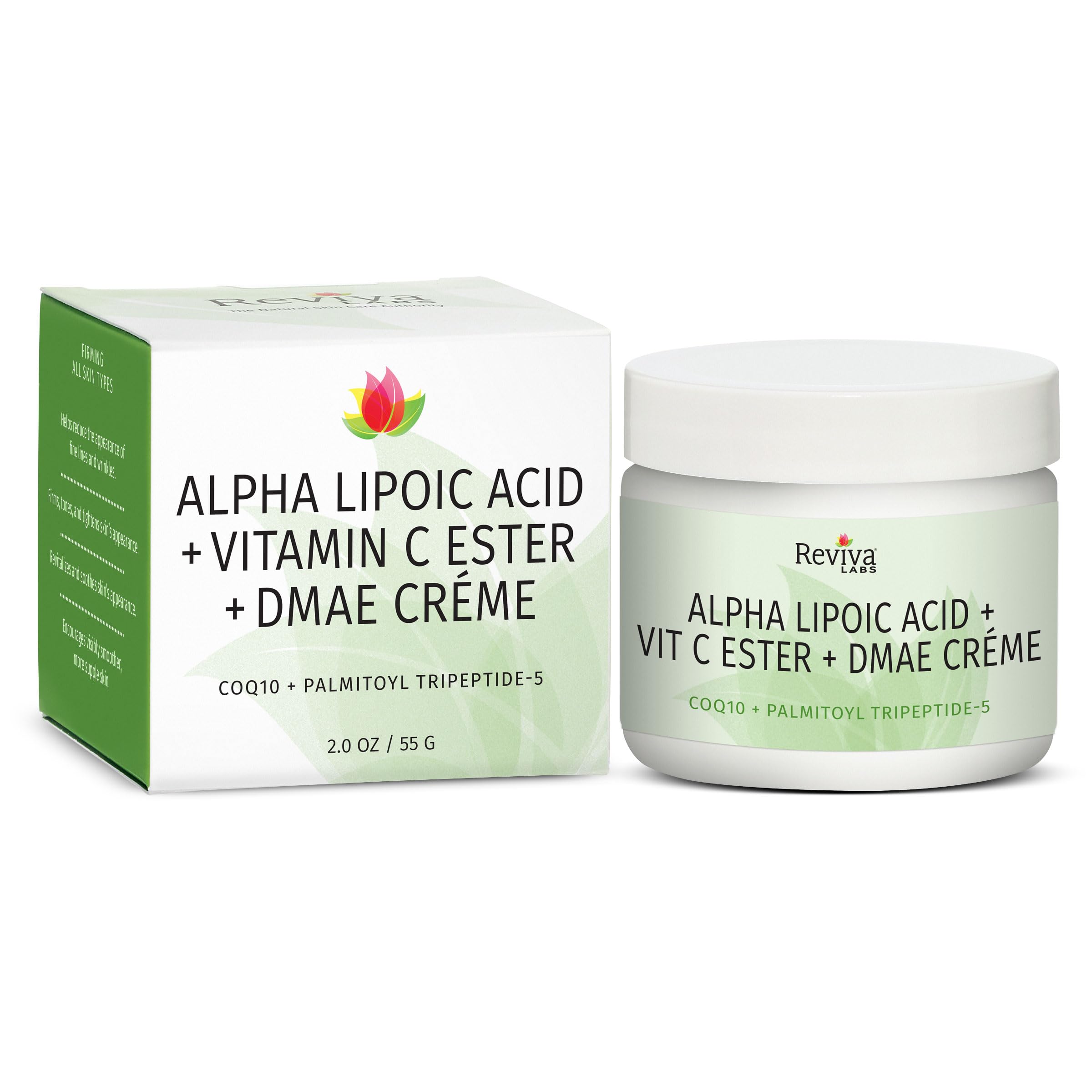 Crema Reviva Labs Éster Vitamina C Ácido Alfa Lipoico 55 g - Venta Internacional