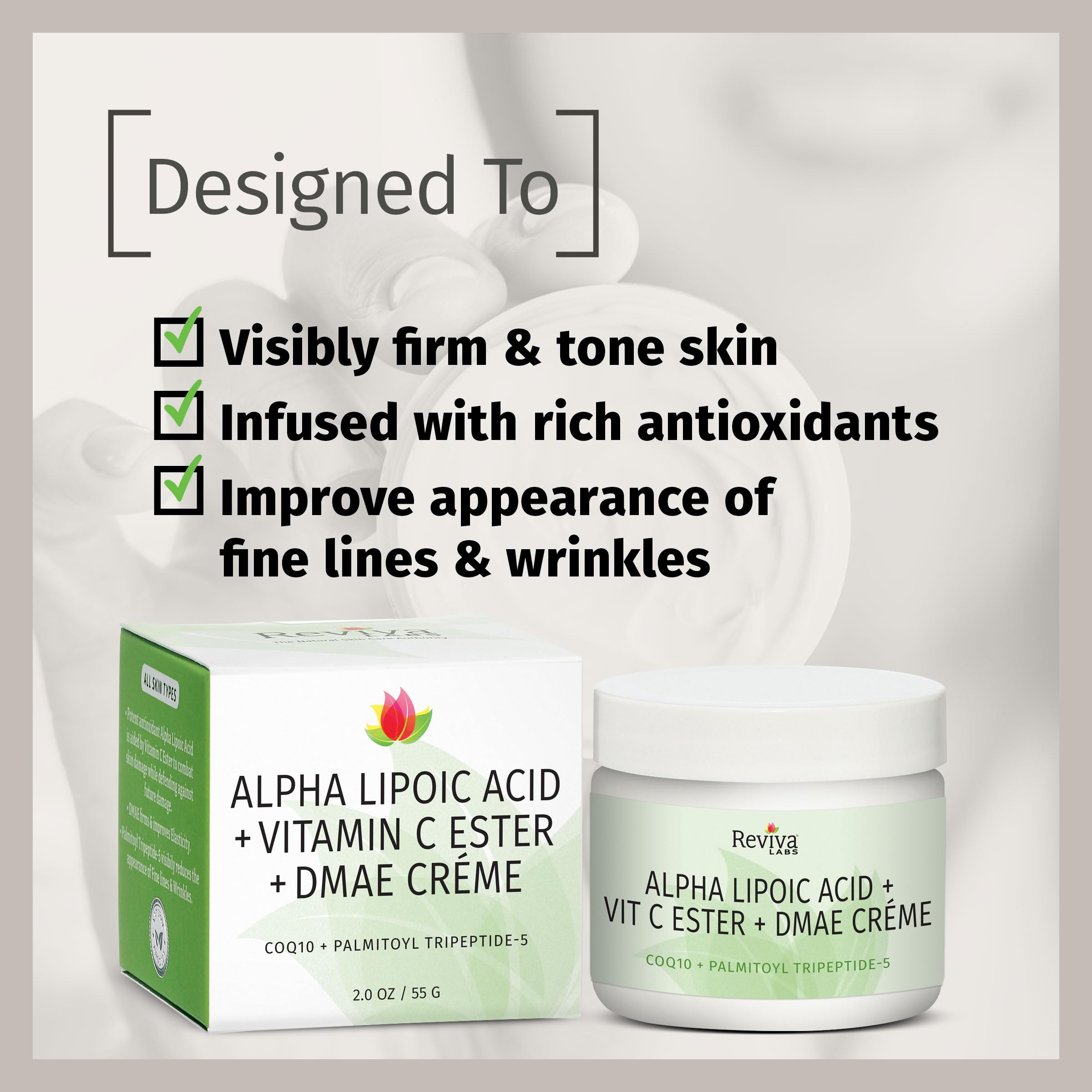 Foto 4 pulgar | Crema Reviva Labs Éster Vitamina C Ácido Alfa Lipoico 55 g - Venta Internacional