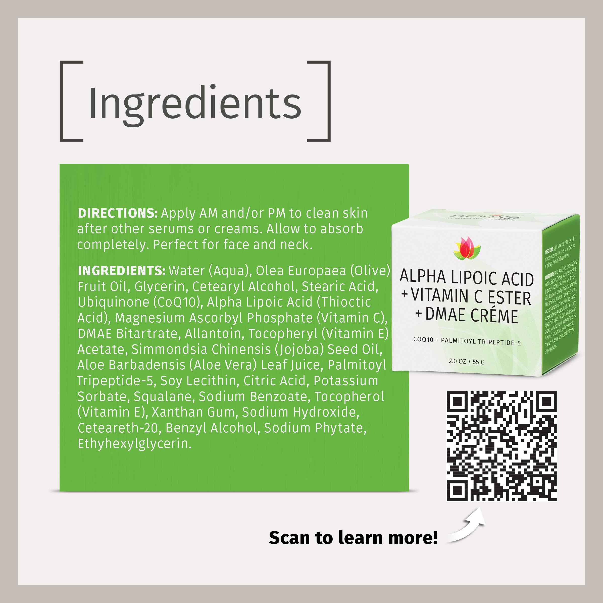 Foto 6 pulgar | Crema Reviva Labs Éster Vitamina C Ácido Alfa Lipoico 55 g - Venta Internacional