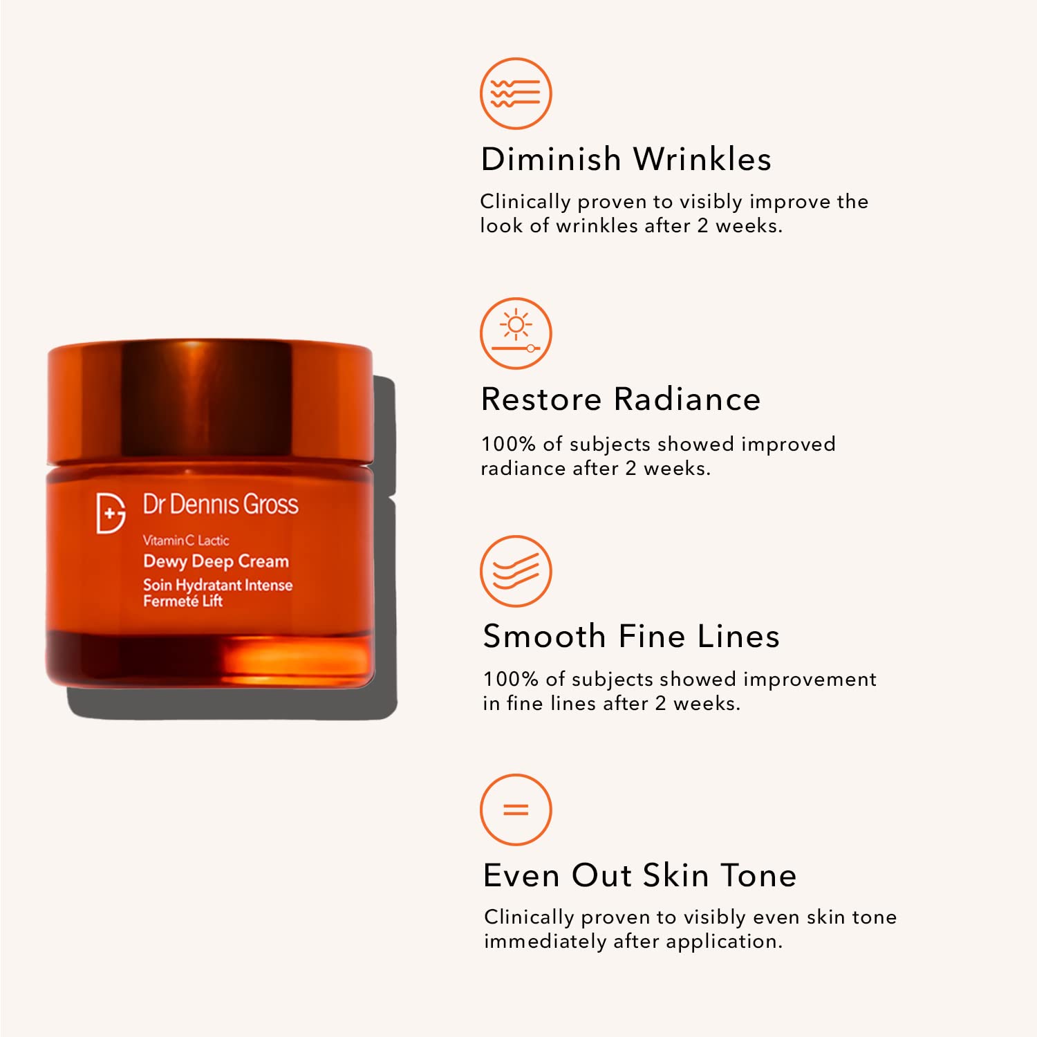 Foto 3 | Crema Dr. Dennis Gross Con Vitamina C, Láctica Y Profunda, 60 Ml - Venta Internacional.