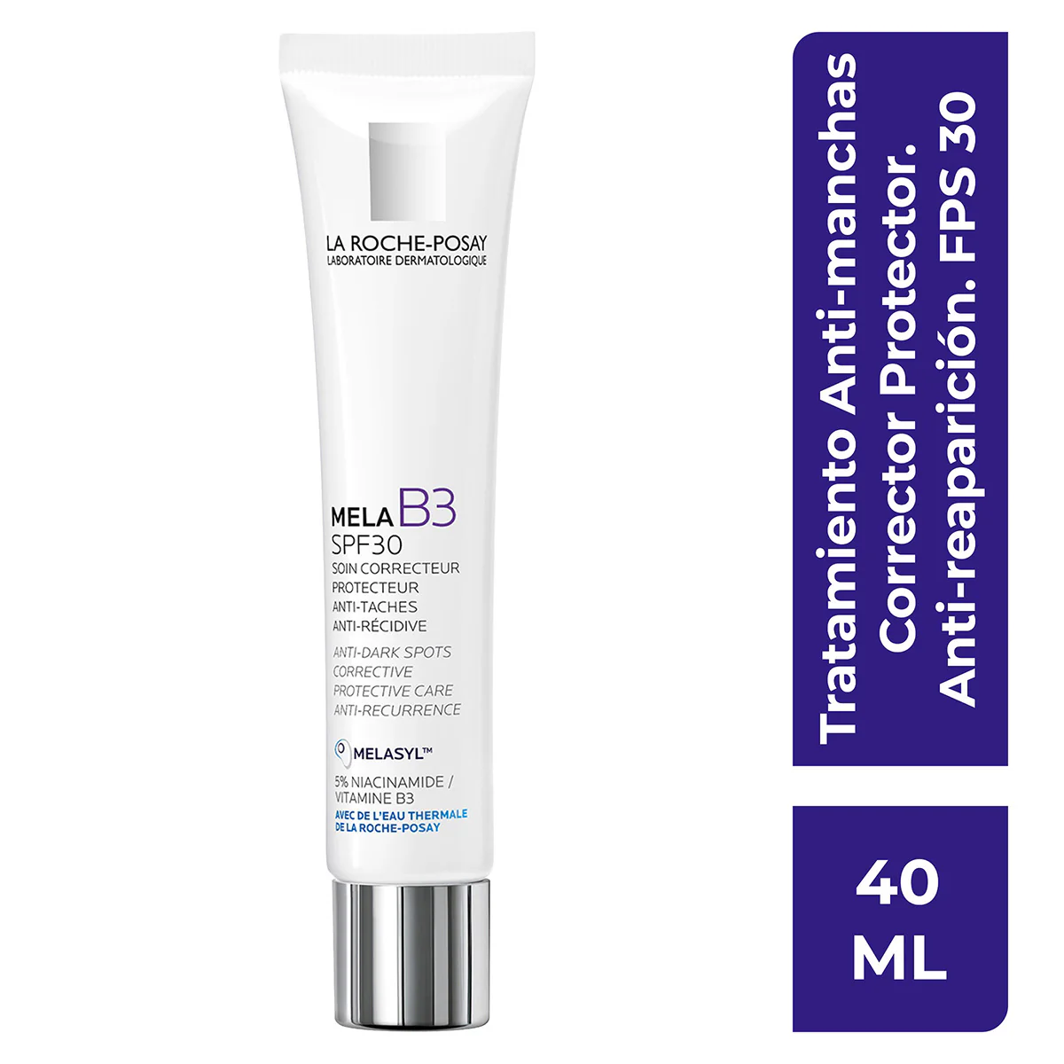 Foto 2 pulgar | La Roche Posay Mela B3 Crema Despigmentante Anti Manchas Oscuras Dia Fps30 40ml