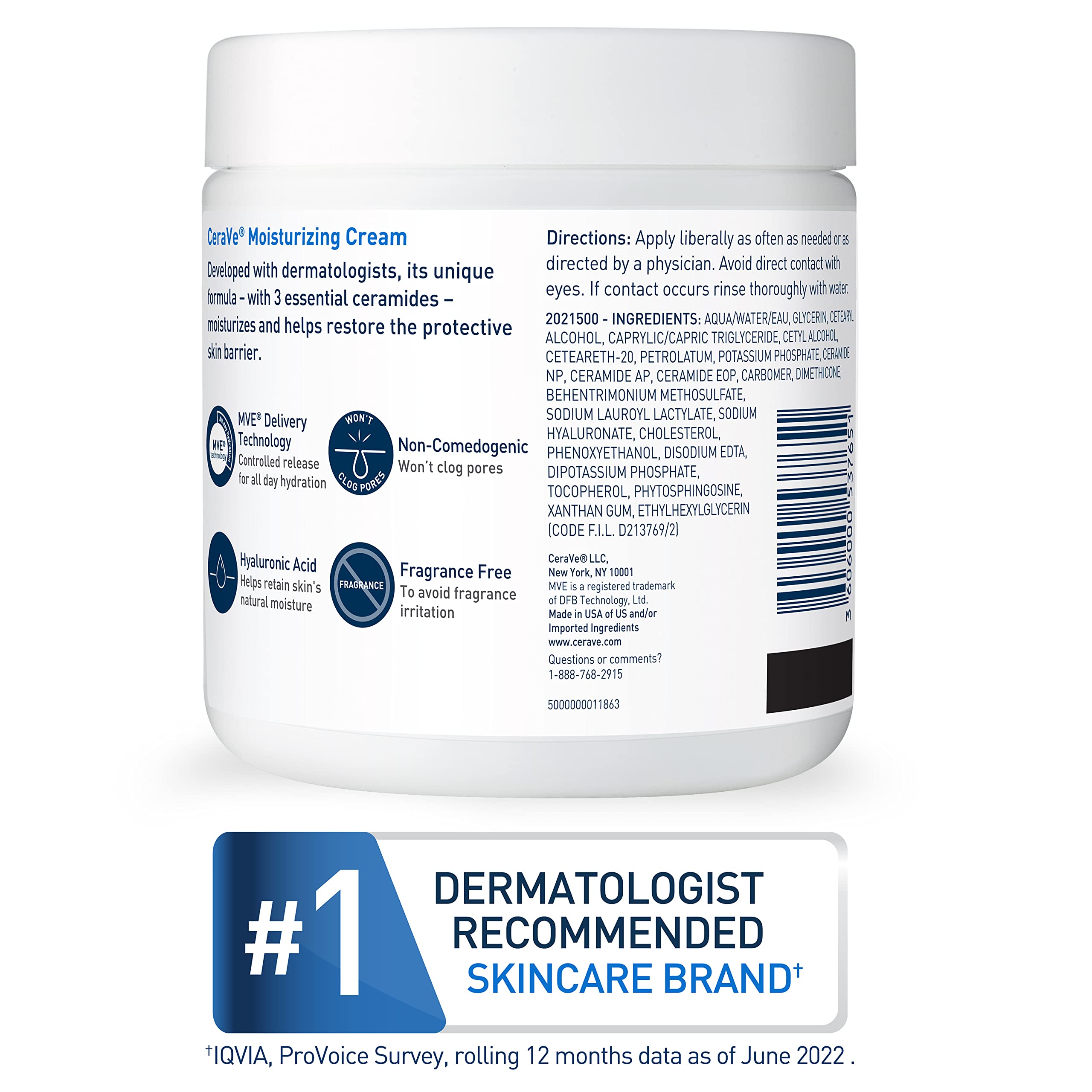 Foto 7 pulgar | Crema Hidratante Cerave Cuerpo Y Cara Para Piel Seca 560ml - Venta Internacional.