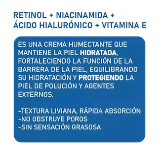 Foto 3 | Vitacilina Facial Humectante Con Retinol, Péptidos De Colágeno Y Vitaminas B Y E Para Una Piel Radiante