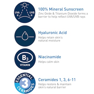 Foto 4 | Protector Solar Mineral Cerave Hidratante Con Tinte Transparente Spf30, 50 Ml - Venta Internacional.