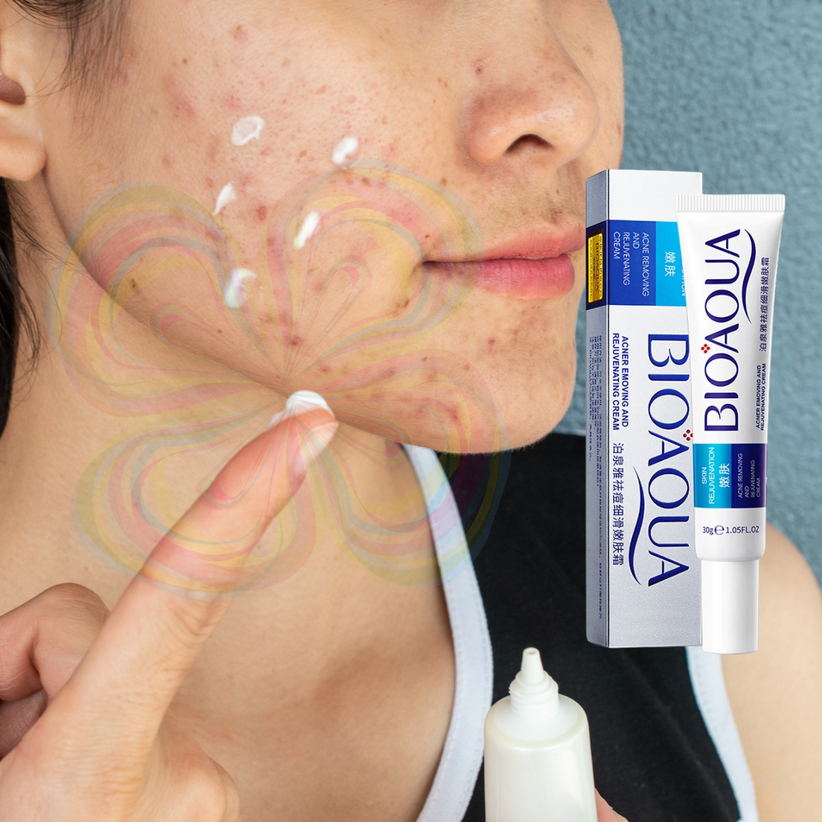 Foto 6 pulgar | Crema Bioaqua Puntos Negros Anti Acne Cicatrices Poros