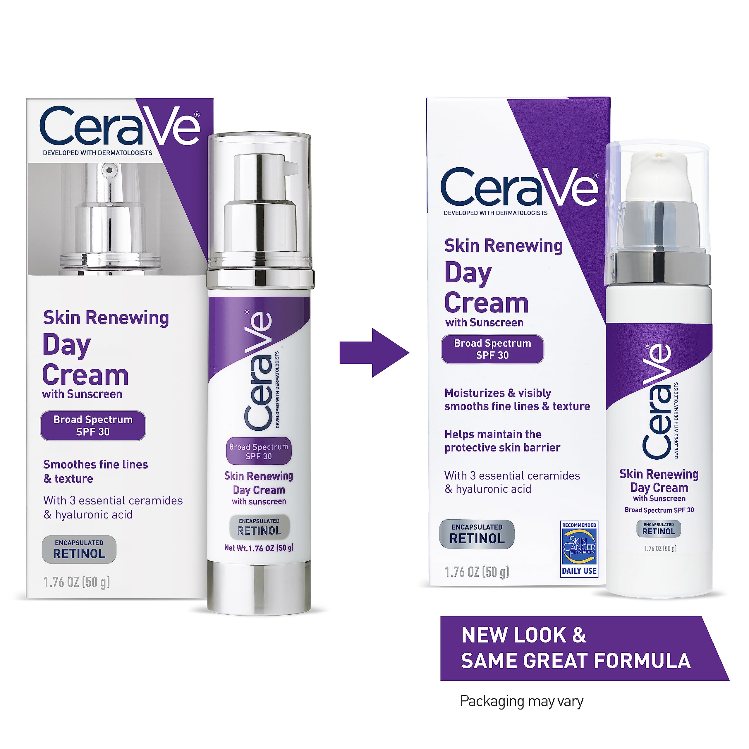 Foto 3 pulgar | Crema Facial Cerave Antiedad Spf 30 Retinol Ácido Hialurónico - Venta Internacional.