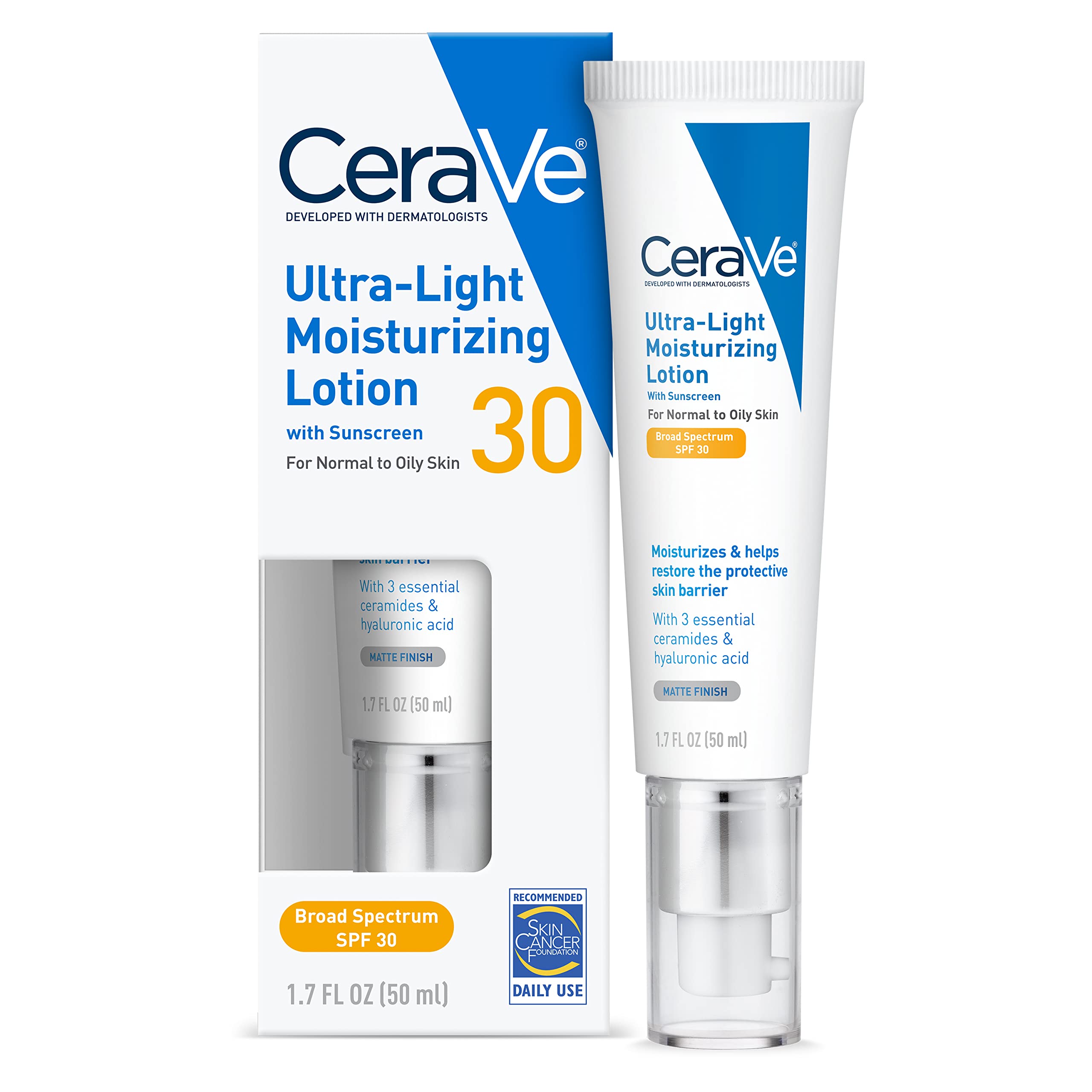 Foto 2 pulgar | Loción Hidratante Cerave Ultraligera Spf 30 50 Ml - Venta Internacional.
