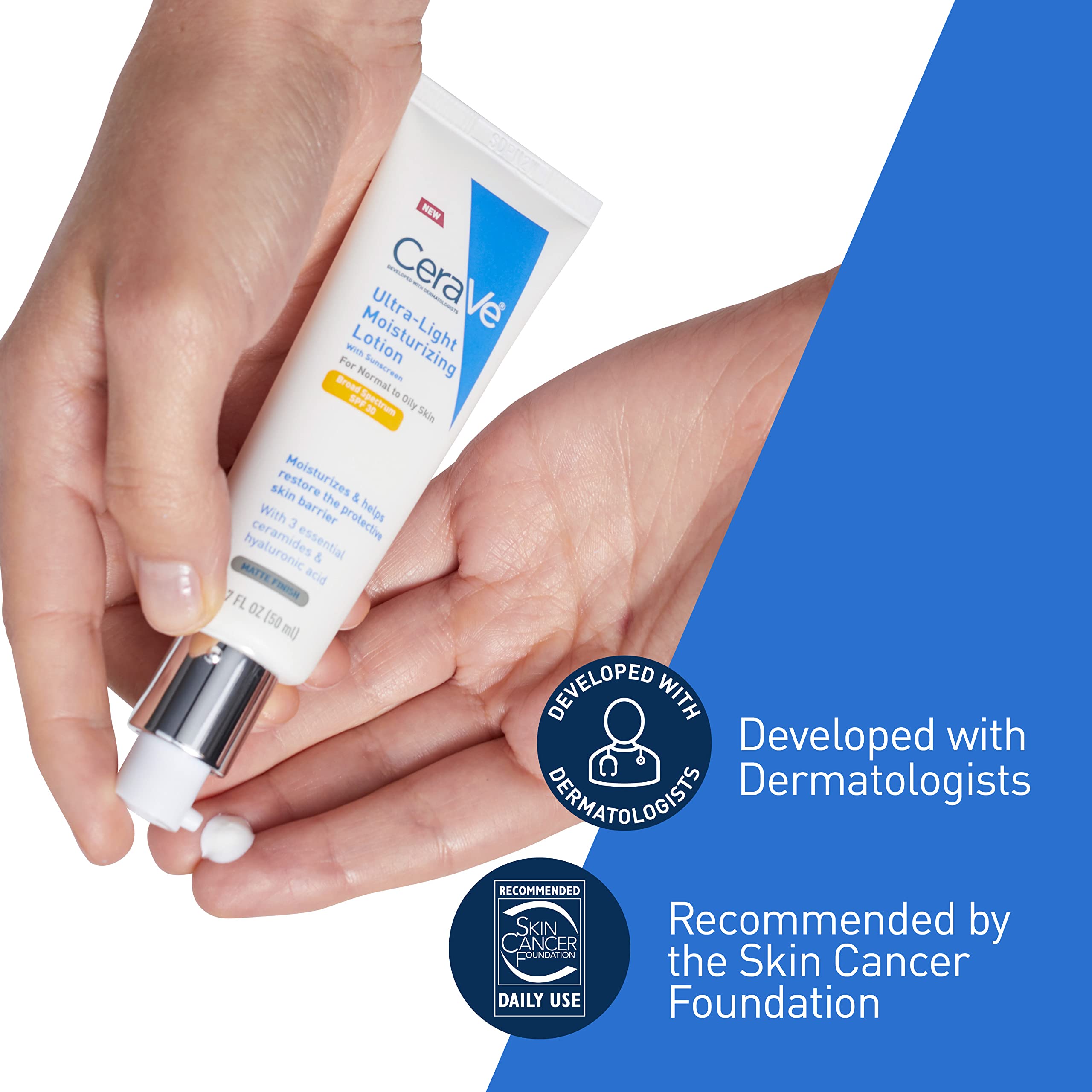 Foto 5 pulgar | Loción Hidratante Cerave Ultraligera Spf 30 50 Ml - Venta Internacional.