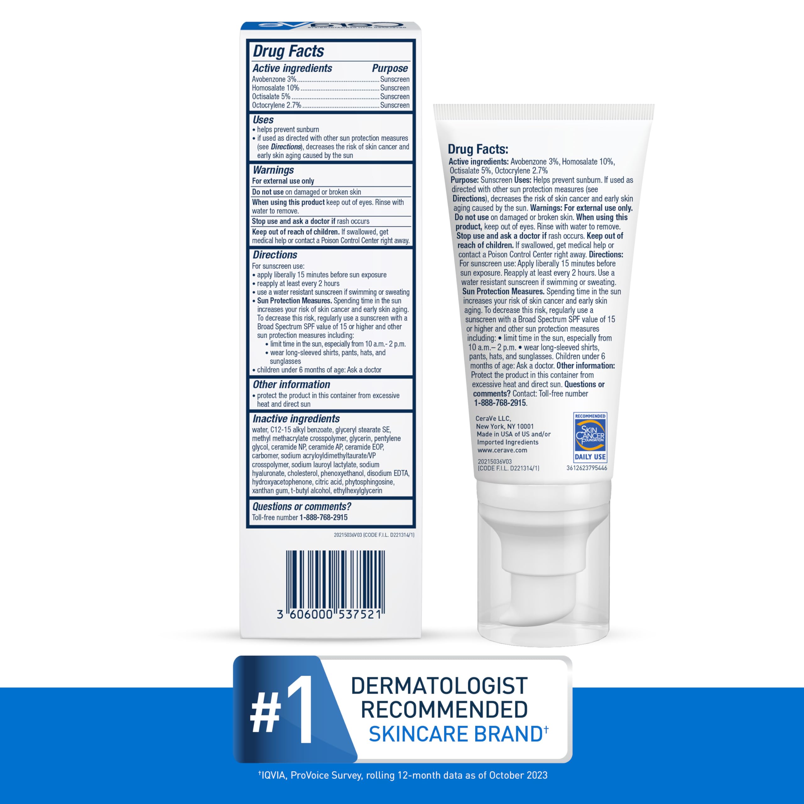 Foto 7 pulgar | Loción Hidratante Cerave Ultraligera Spf 30 50 Ml - Venta Internacional.
