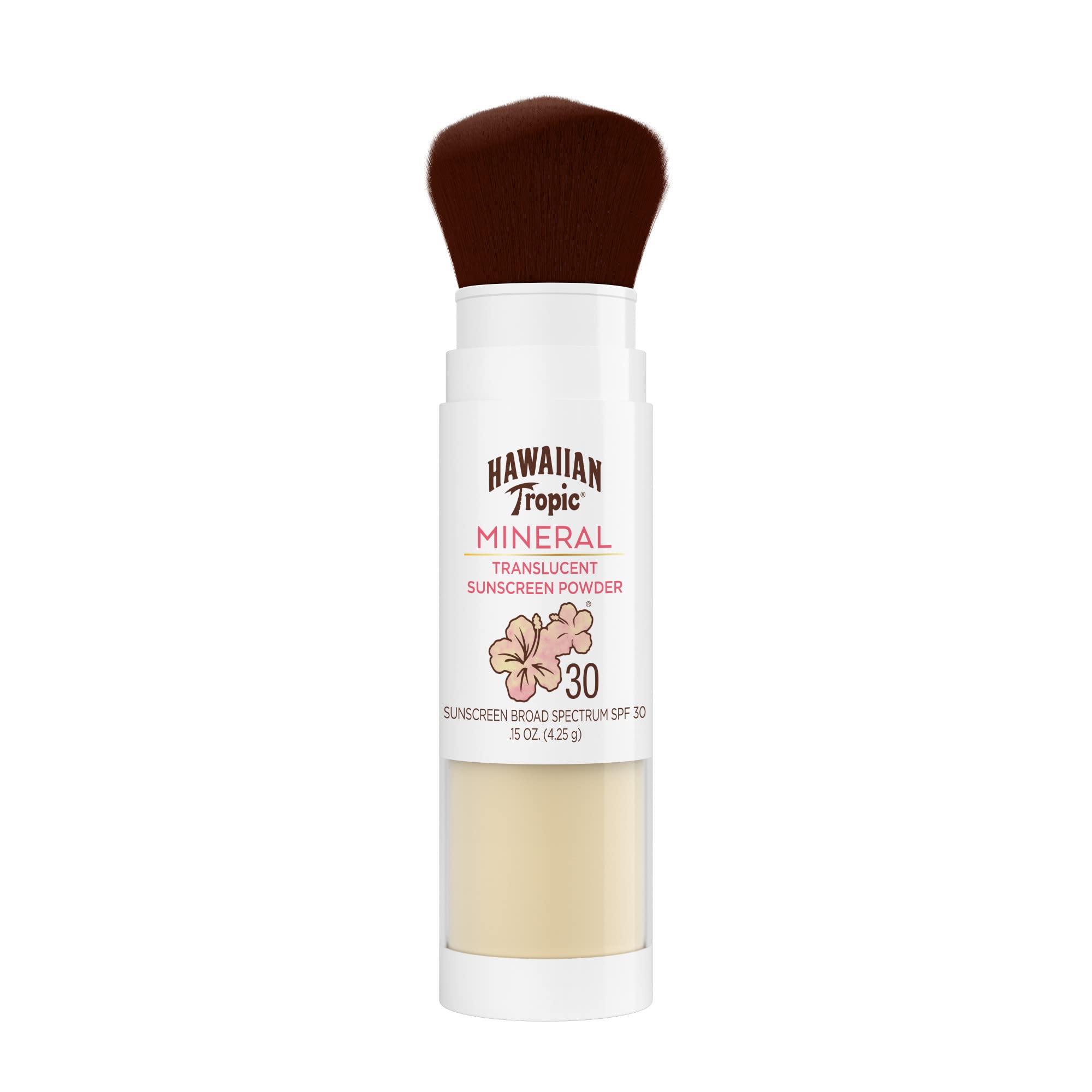 Brocha Solar En Polvo Mineral Hawaiian Tropic Spf 30 - Venta Internacional.