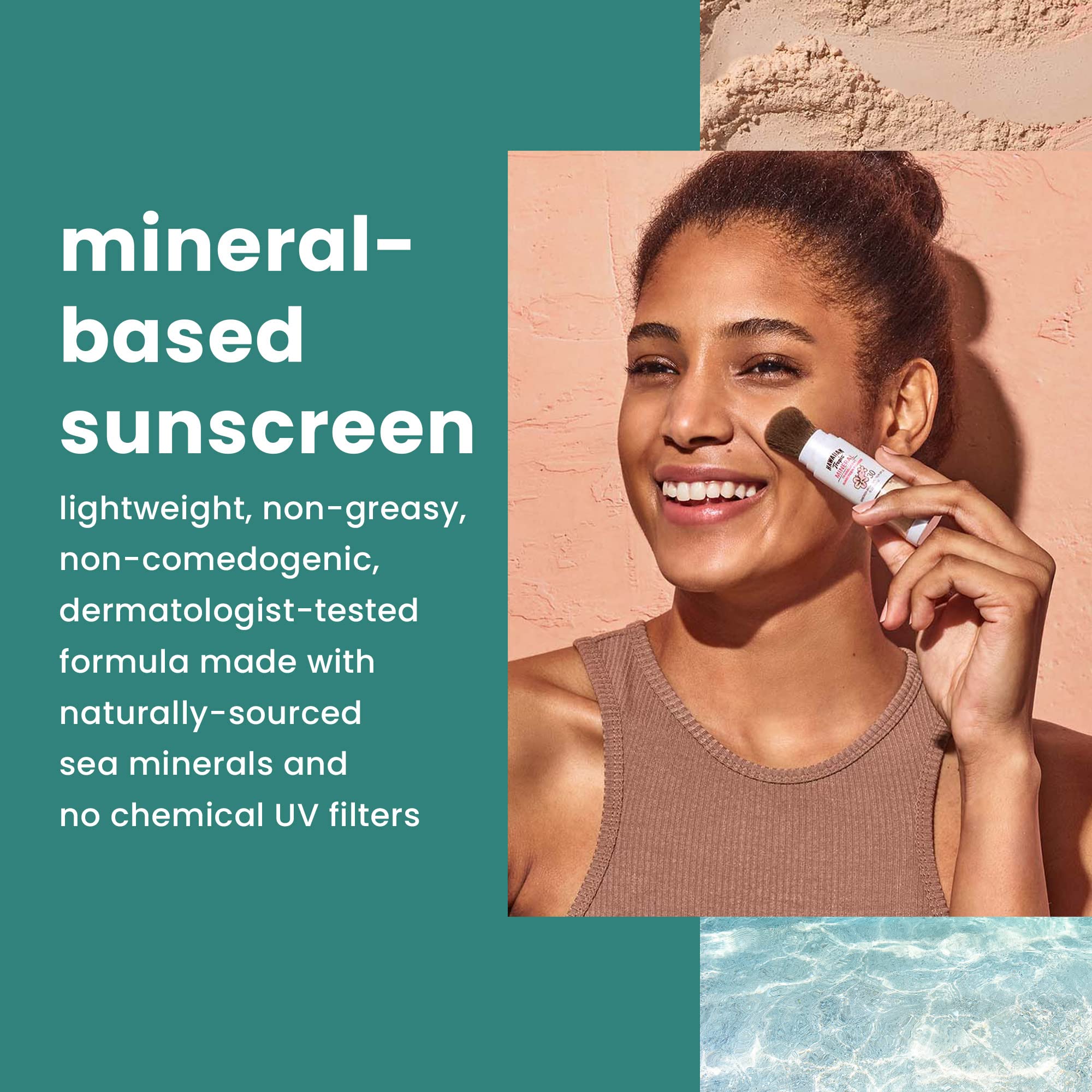 Foto 4 pulgar | Brocha Solar En Polvo Mineral Hawaiian Tropic Spf 30 - Venta Internacional.