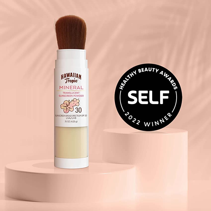 Foto 8 pulgar | Brocha Solar En Polvo Mineral Hawaiian Tropic Spf 30 - Venta Internacional.