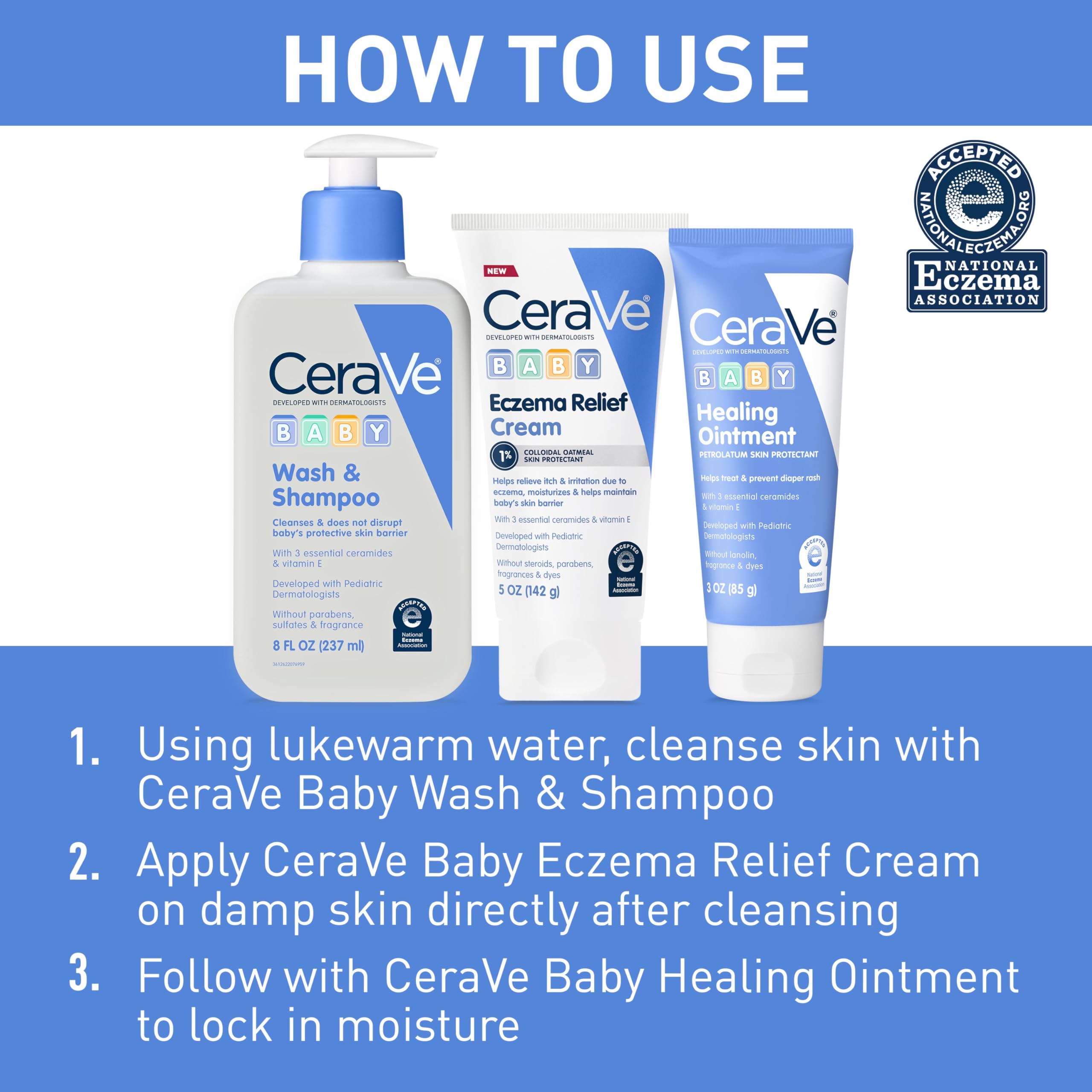 Foto 6 pulgar | Crema Cerave Baby Eczema Relief 1% De Avena Coloidal, 150 Ml - Venta Internacional.