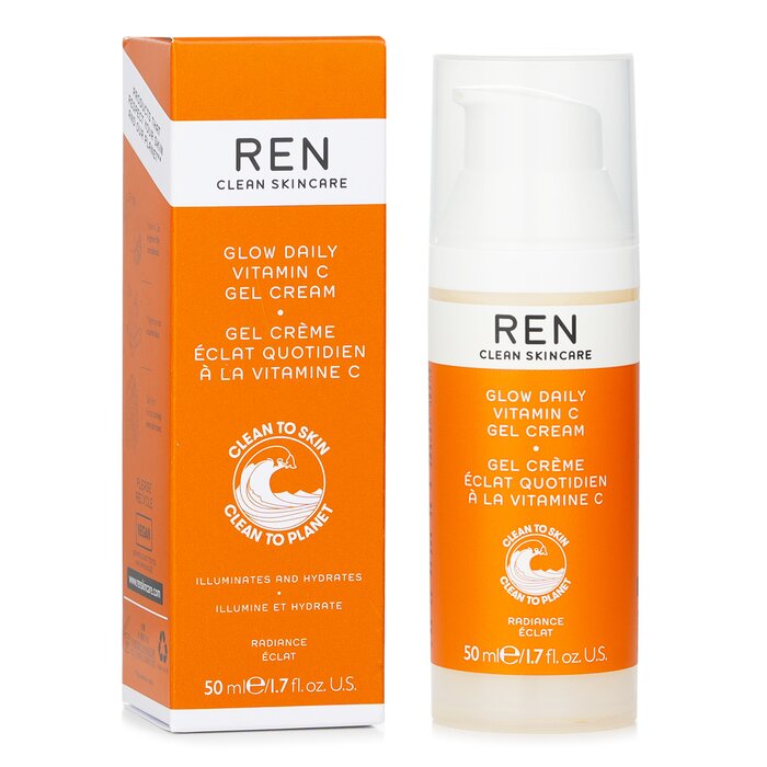 Foto 4 pulgar | Crema Hidratante En Gel Con Vitamina C Ren Radiance Glow Para Uso Diario - Venta Internacional.