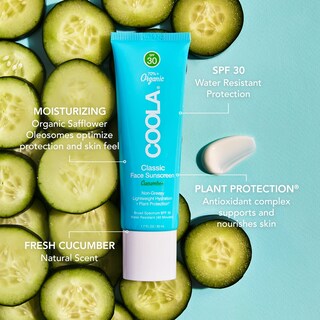 Foto 2 | Loción De Protección Solar Coola Organic Spf 30, 50 Ml, Pepino Vegano - Venta Internacional.