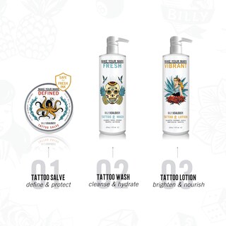 Foto 4 | Cuidado Posterior Para Tatuajes Billy Jealousy Make Your Mark, 60 Ml Con Vitamina E - Venta Internacional.