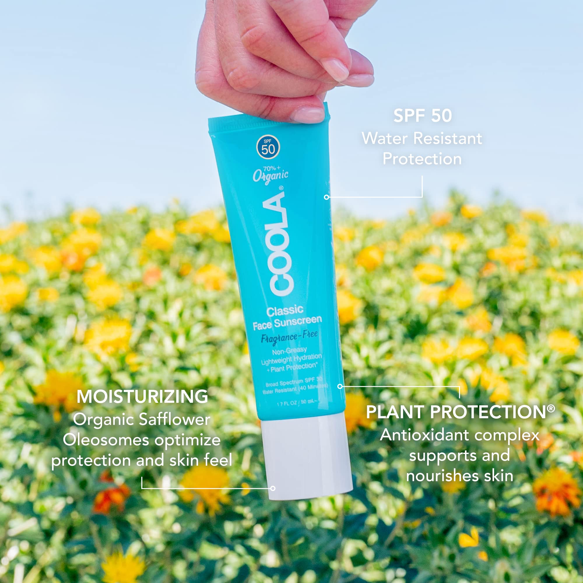 Foto 3 pulgar | Loción De Protección Solar Coola Organic Spf 50 50 Ml, Vegana, Sin Gluten - Venta Internacional.