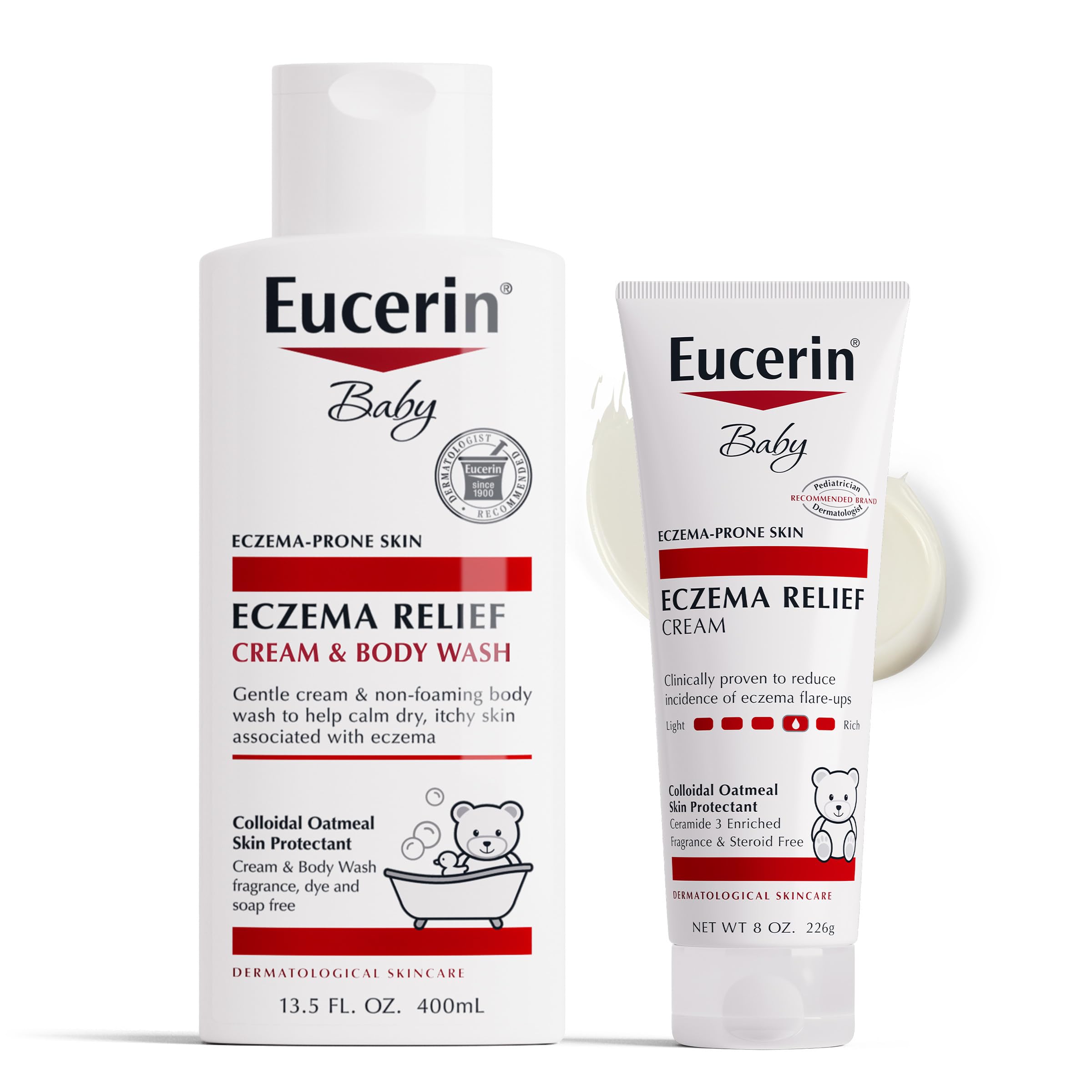 Foto 2 pulgar | Set Para El Cuidado De La Piel Eucerin Baby Eczema Con Avena Coloidal - Venta Internacional.
