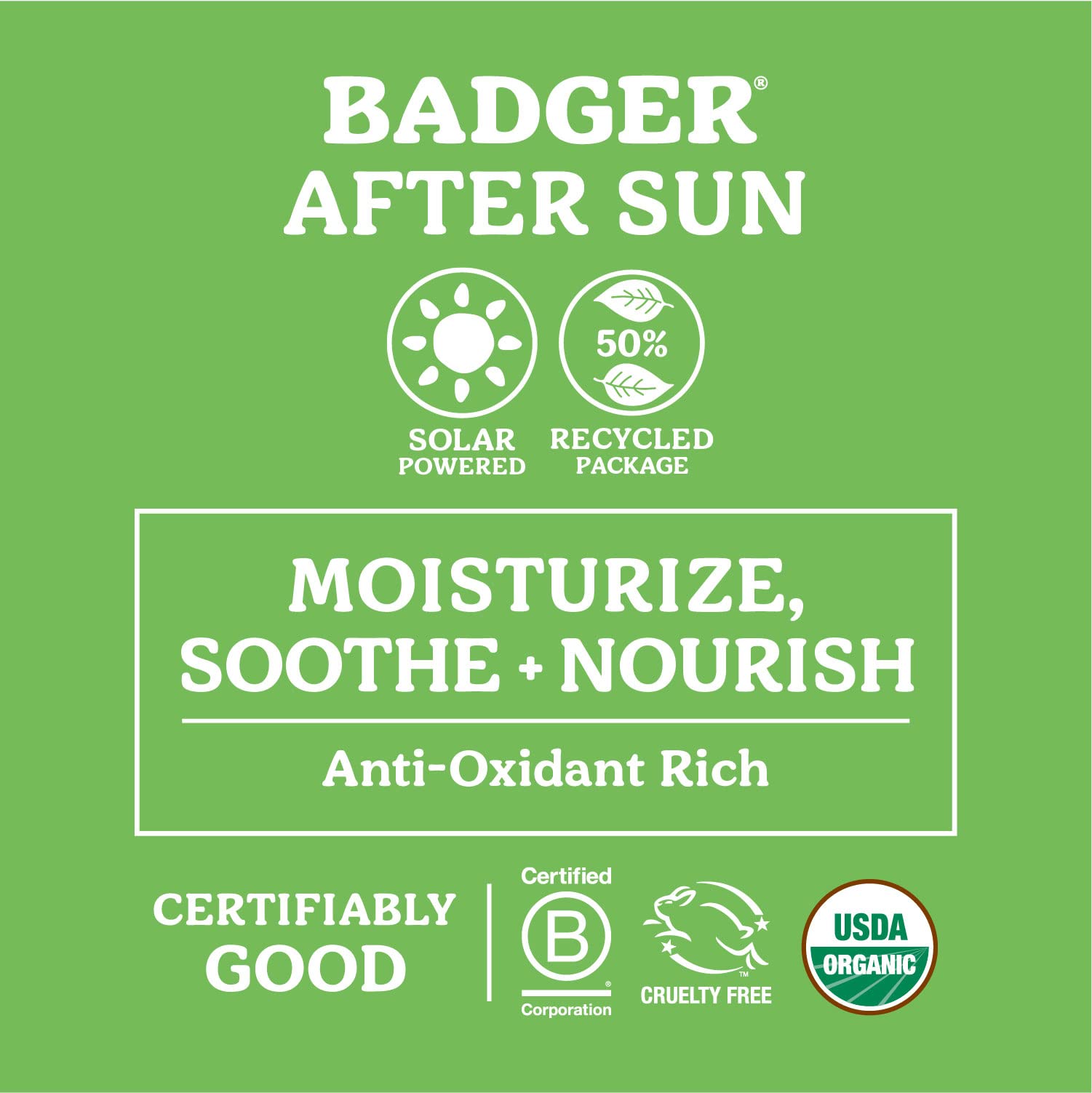 Foto 4 | Bálsamo Para Después Del Sol Badger Blue Tansy & Lavender, 60 Ml, Orgánico - Venta Internacional.