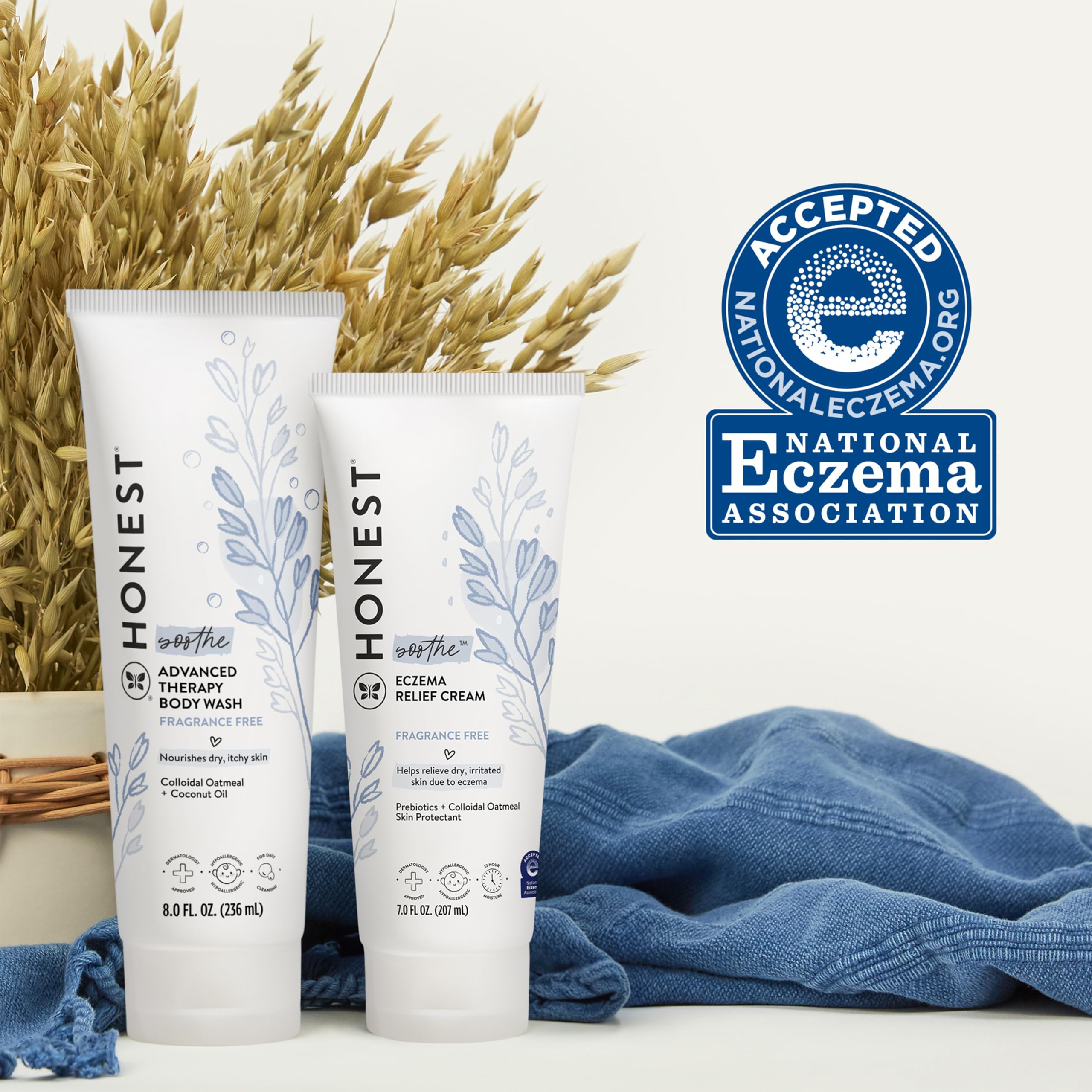 Foto 4 pulgar | Crema The Honest Company Para Aliviar El Eccema  200 Ml - Venta Internacional.