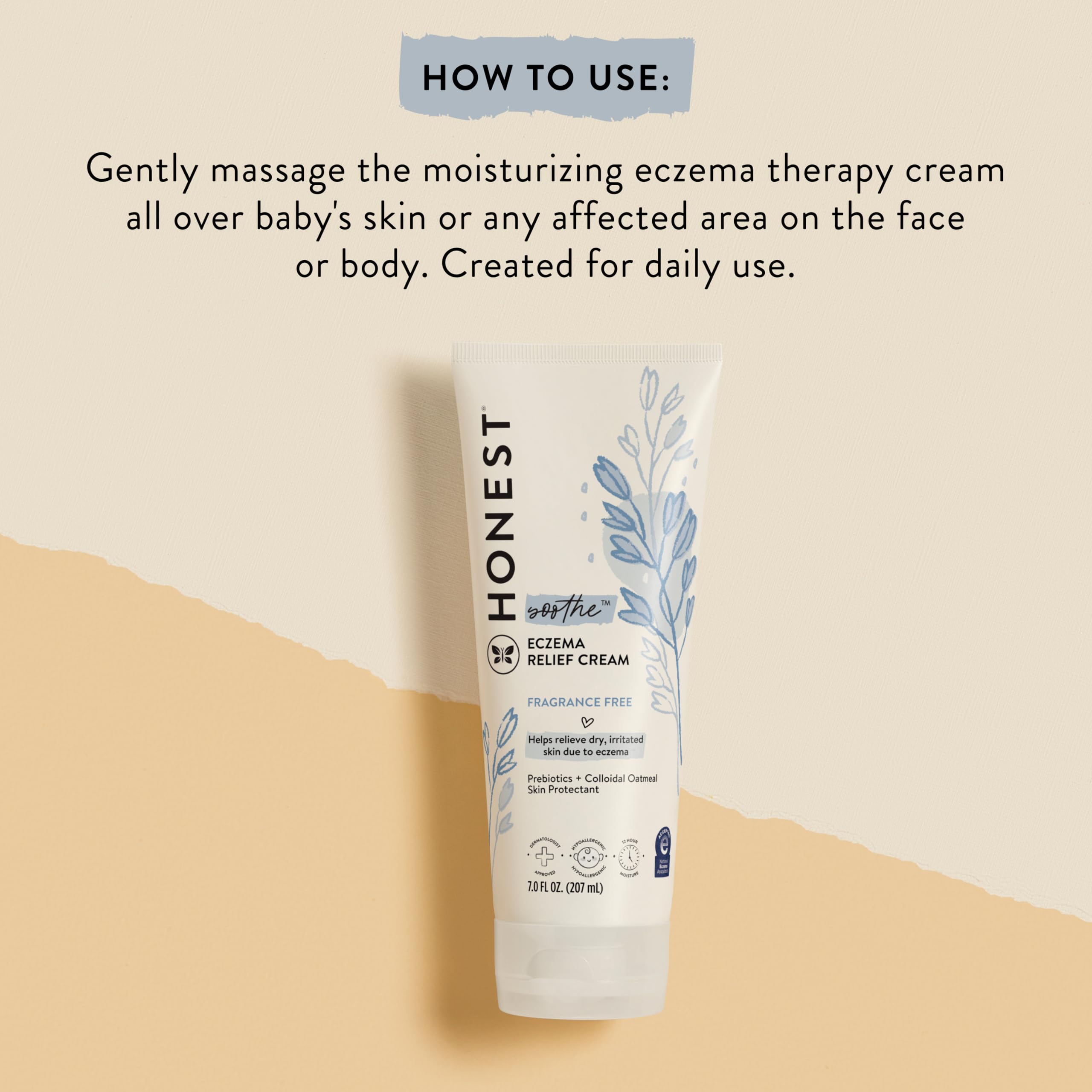 Foto 7 pulgar | Crema The Honest Company Para Aliviar El Eccema  200 Ml - Venta Internacional.