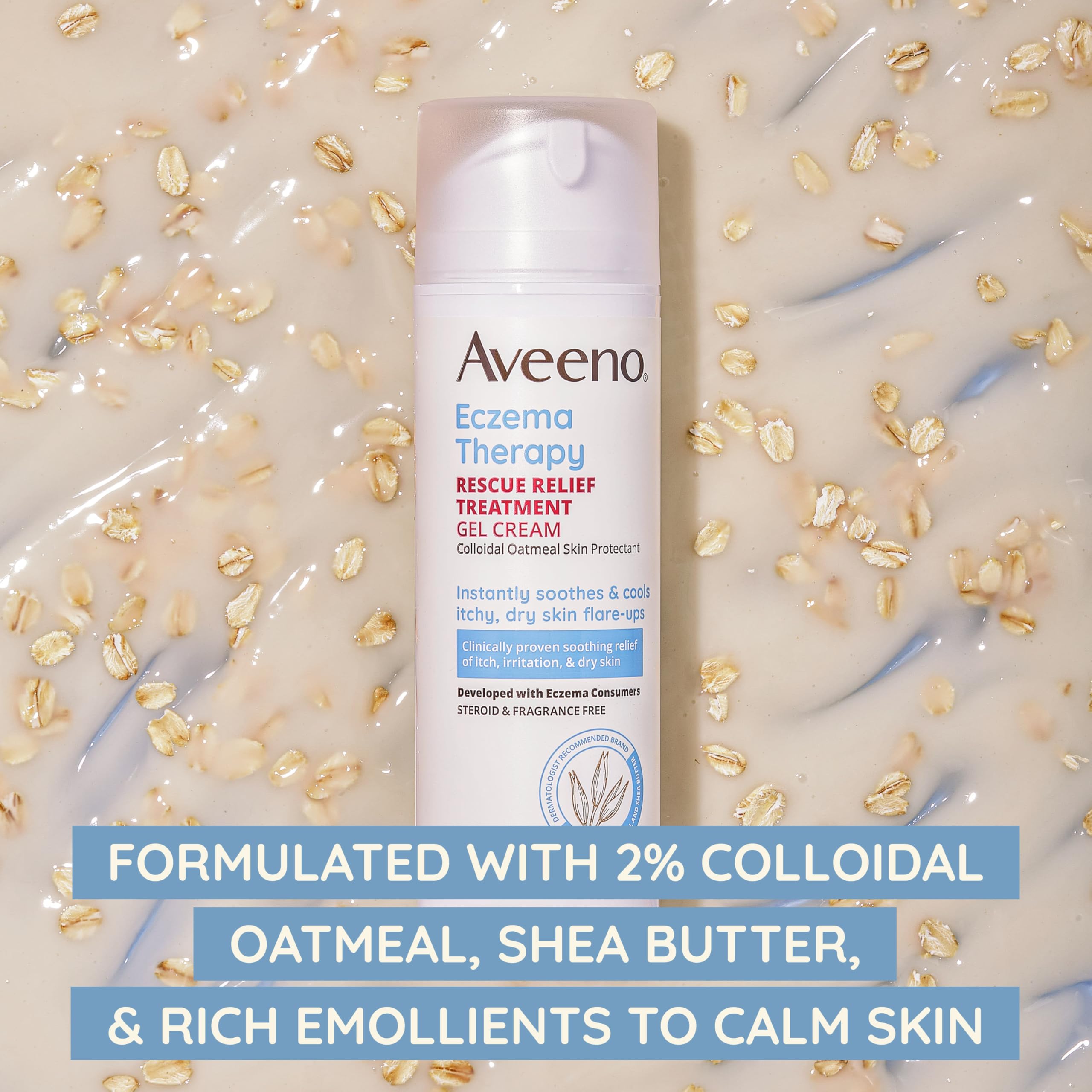 Foto 4 pulgar | Crema En Gel De Tratamiento Aveeno Eczema Therapy 150 Ml - Venta Internacional.