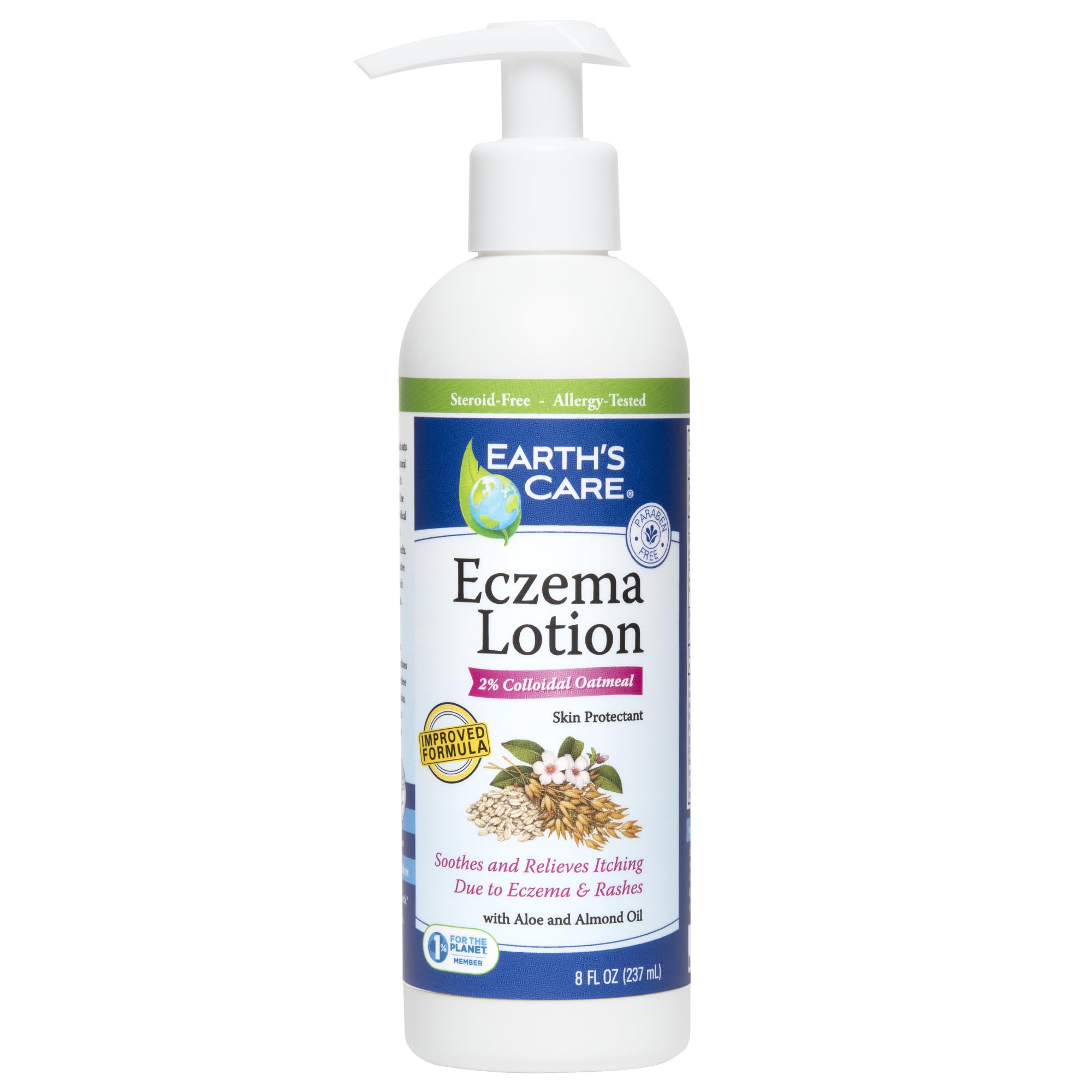 Foto 1 | Loción Earth's Care Para Eccema  237 Ml  Para Adultos Y Niños - Venta Internacional.